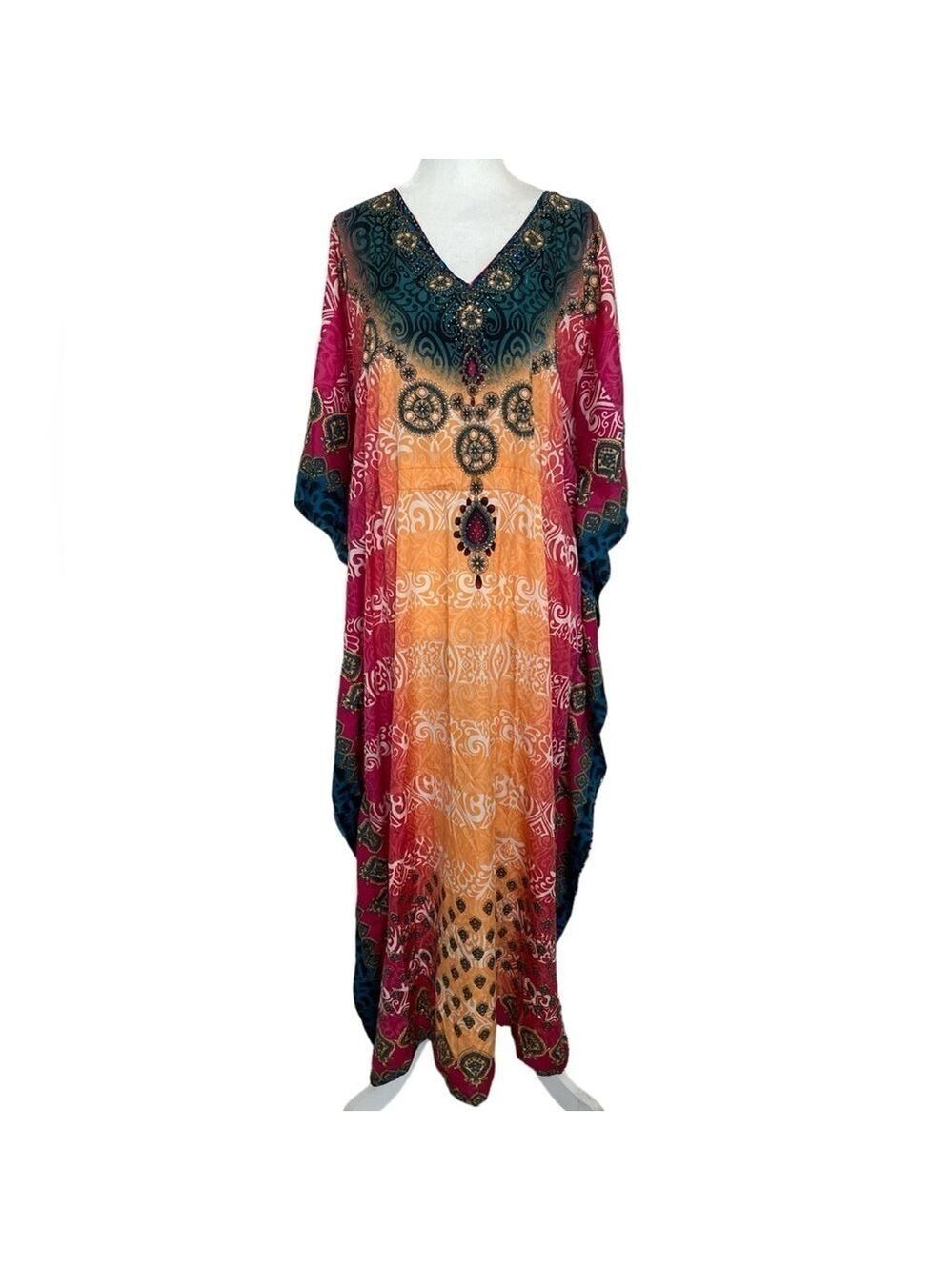 True Rock Y2K multi color kaftan